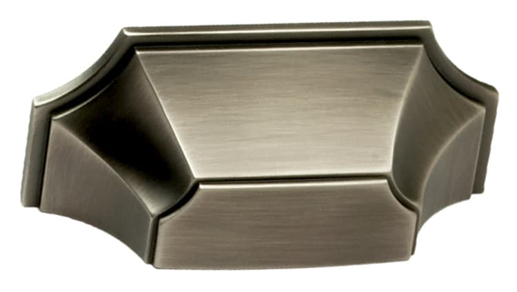 Empire, Zinc Die Cast Cup Pulls 3" c/c, Antique Nickel Finish