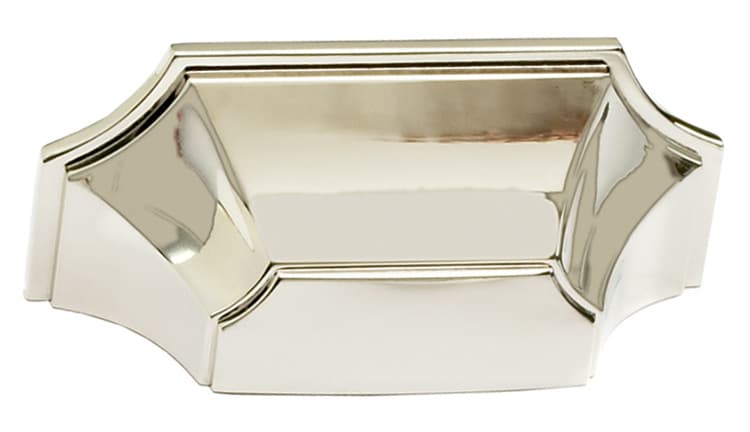 Empire, Zinc Die Cast Cup Pulls 3" c/c, Polished Nickel Finish