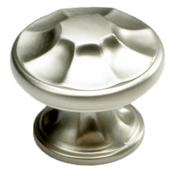 Schaub Empire Series Satin Nickel 1-3/8" (35 mm) Diameter Knob, - 876-15