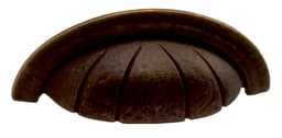Cup Pull, 3 in (76 mm) Center to Center - Ancient Bronze, Siena by Schaub | 254-ABZ