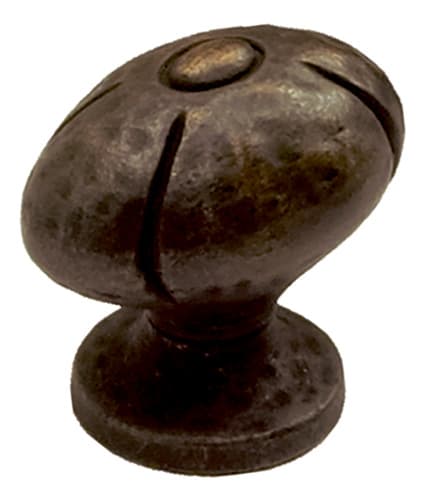 Schaub Siena Ancient Bronze 3/4" (19 mm) Diameter Knob, 252-ABZ