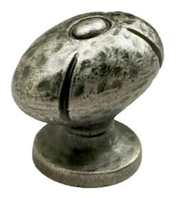 Schaub Siena Series Vibra Nickel 3/4" (19 mm) Diameter Knob, - 252-VN