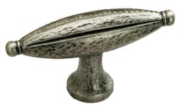 Schaub Siena Series Vibra Nickel 2-7/8" (73 mm) Diameter Knob, - 253-VN