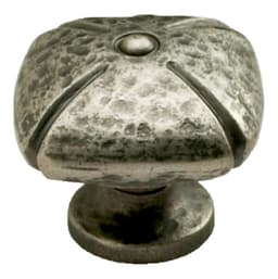 Schaub Siena Series Vibra Nickel 1-1/2" (38 mm) Diameter Knob, - 251-VN