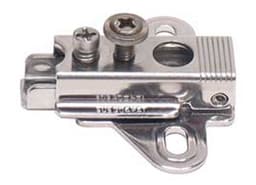 304B 3-Way Adjustable Wing Mounting Plate, Polished, Screw-On, 12mm