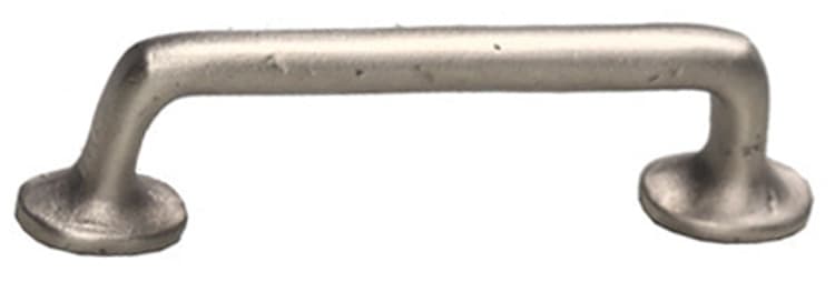 6" Cast Bronze Mountain Handle Pull, Antique Silver