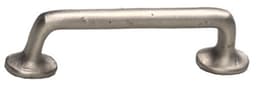 6" Cast Bronze Mountain Handle Pull, Antique Silver