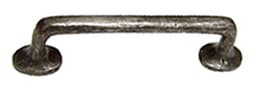 Cast Bronze Mountain Series, Cast Bronze Pulls 6" c/c, Dark Pewter Finish