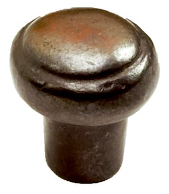 Schaub Ovale Ancient Bronze 1-3/8" (35 mm) Diameter Knob, 781-AZ