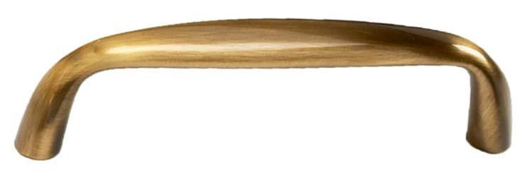 Traditional, Solid Brass Pulls 4" c/c, Antique Brass Finish
