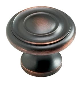 Schaub Traditional Designs Michelangelo Bronze 1-1/4" (32 mm) Diameter Knob, 703-MIBZ