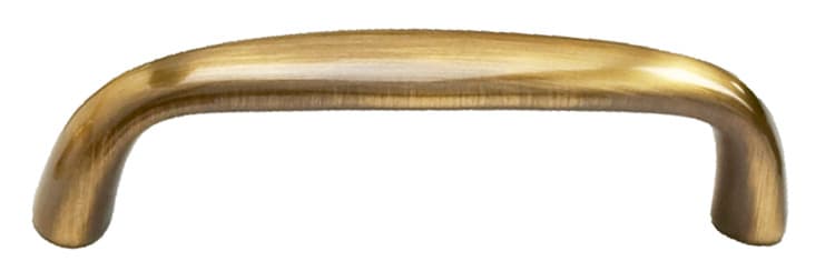 Traditional, Solid Brass Pulls 3" c/c, Antique Brass Finish