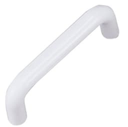 Hardware Concepts 4-1/8" (105 mm) Length White Pull, - 2524-010 (WITH SCREWS)