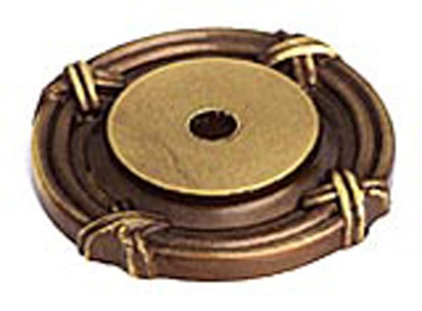Schaub Versailles Backplate/Knobs 1-1/2" (38mm) Diameter Antique Light Polish, 756-ALP