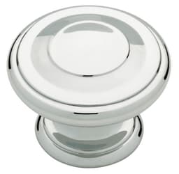 Liberty Chrome Highlights Series 1-3/8" (35 mm) Diameter Polished ChromeKnob, - P22669-PC-C