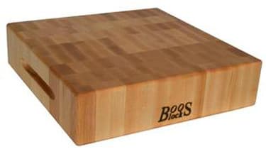 John Boos Chopping Block Series Maple Cutting Board 4"Tx18"Wx18"D, -CCB18-S