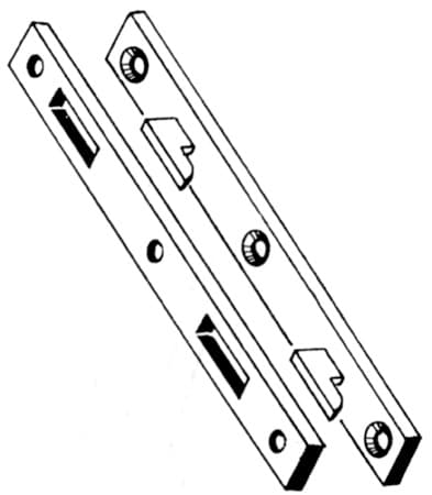 Post Hangers 4" Length x 11/16" Width - 1 Set