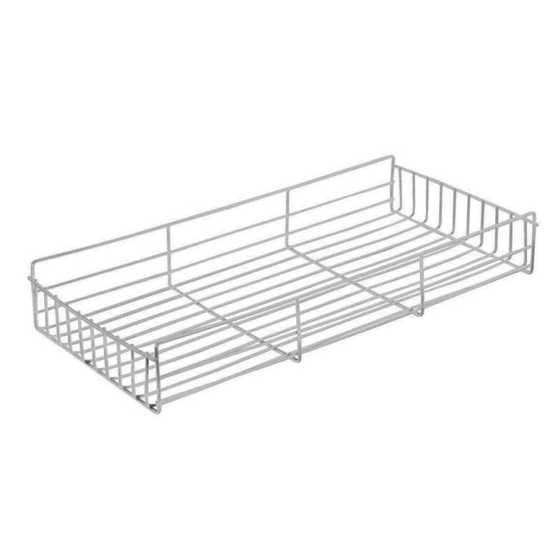 Knape and Vogt BP4 Series 4"W x 3-1/4"H x 21-1/2"D White, Pull Out Pantry Shelf - BP4-W