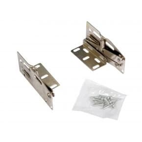 Knape and Vogt SH Series Nickel 2-7/8"L x 1-7/8"D x 3-13/16"H x Self-close Tip Out Tray Hardware and Accessories, - SH-40