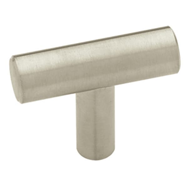 Pro Value Series Steel Collection 1-9/16 in (40 mm) L x 1/2 in (13 mm) W Knob, - STBARKNOB-SS