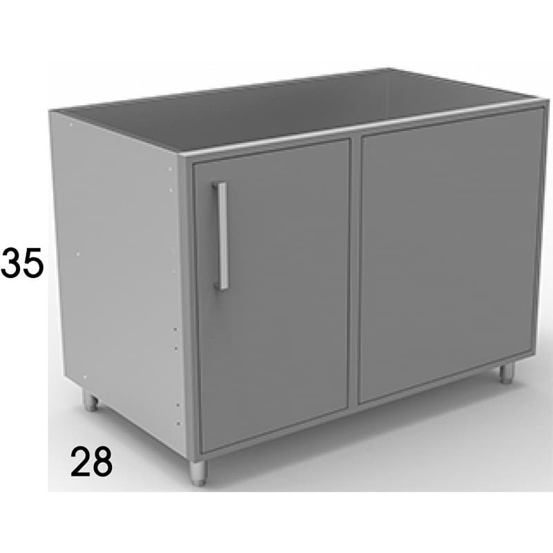 Endurance Series Base Corner Cabinets Outdoor Cabinetry, Ash 48"W x 28"D x 35"H - Wolf 3031032