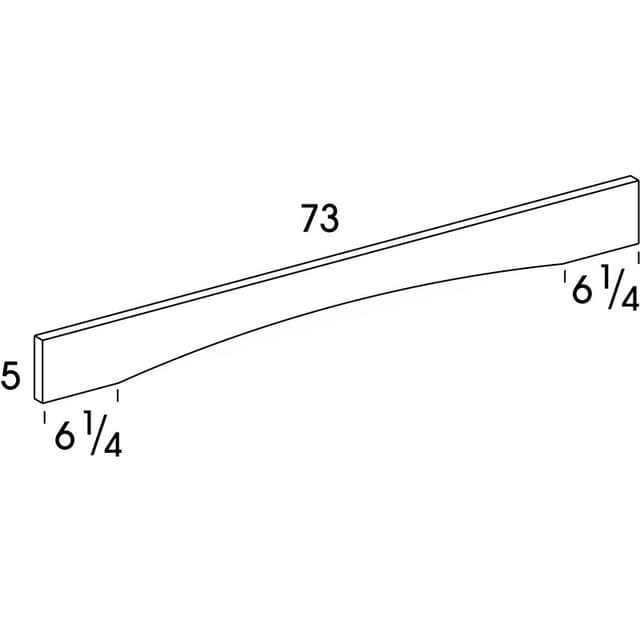 Straight Valance, Saginaw Honey