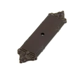 Versailles Series, Solid Brass Backplate 4-1/4" x 1", Oil Rubbed Bronze Finish