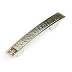 Elite I Series Zinc Die Cast Pulls 3" & 3-3/4" c/c Satin Nickel Finish, SZELI6-SN