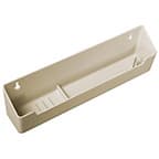 Knape and Vogt PSF Series White 11"L x 2"D x 3"H x Sink Tip Out Tray, - PSF11RS-W