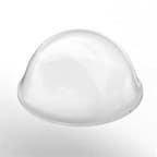 Bumpon 0.375" Diameter Quiet Protective Bumper, Circular-Hemisphere, Clear/Transparent, 0.15" High, Box of 5000