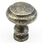 Schaub Artifex Dark Pewter 1-1/8" (28.5 mm) Diameter Knob, 132-DP