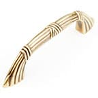 Schaub Design Handle Centers 3", Antique Light Polish, 753-ALP Versailles, Solid Brass Pulls