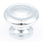 Schaub Traditional Designs Polished Chrome 1-1/2" (38 mm) Diameter Knob, 704-26