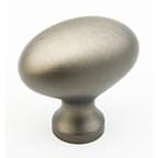 Schaub Traditional Designs Antique Nickel 1-3/8" (35 mm) Diameter Knob, 719-AN