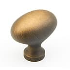 Schaub Traditional Designs Antique Light Brass 1-3/8" (35 mm) Diameter Knob, 719-ALB