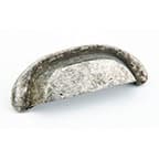 Schaub Cup/ Bin Handle Centers 3-1/2", Dark Pewter, 775-DP Artifex, Britannium Pulls