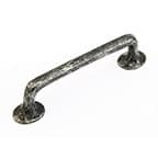 Schaub Plain Handle Centers 4", Dark Pewter, 777-DP Artifex, Solid Bronze Pulls