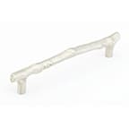Schaub Theme Handle Centers 6", Antique Silver, 784-AS Mountain, Solid Bronze Pulls