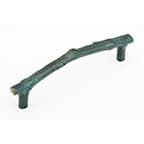 Schaub Theme Handle Centers 6", Verde Imperiale, 784-VI Mountain, Solid Bronze Pulls