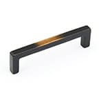 Schaub Plain Handle Centers 4", Antique Bronze, 788-4-AZ Vinci, Solid Bronze Pulls