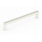 Schaub Plain Handle Centers 6", Polished White Bronze, 788-6-PWB Vinci, Solid Bronze Pulls