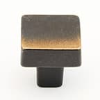 Schaub Vinci Antique Bronze 1-1/4" (32 mm) Diameter Knob, 789-AZ
