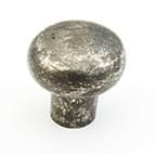 Schaub Artifex Dark Pewter 1-3/8" (35 mm) Diameter Knob, 772-DP