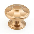 Schaub Empire Brushed Bronze 1-3/8" (35 mm) Diameter Knob, 876-BBZ