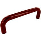 Hardware Concepts 4-1/8" (105 mm) Length Burgundy Pull, - 2524-045 (WITH SCREWS)