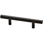 Pro Value Steel 3" (76 mm) Center to Center Dark Oil Rubbed Bronze Pull, STBAR3-OB3
