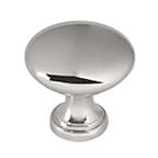 Pro Value Series Steel Collection 1-1/4" (32 mm) Diameter Polished Nickel Knob, - STKNOB-PC