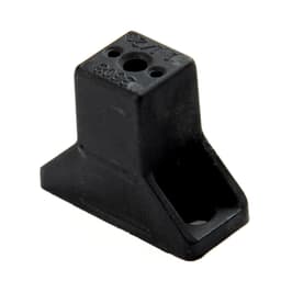 Drawer Slide Spacers Heavy-Duty Nylon Brackets, Rectangular 1-1/2", Almond