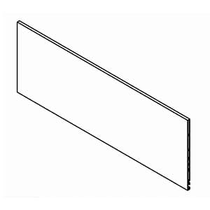 Vionaro H185 Cut-to-Length Inset Front Panel 45-11/16" Graphite Grass F136120539507,