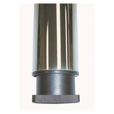 2-3/8" Diameter x 27-3/4" High Prisma Rounded Table Leg Set, Brushed Chrome